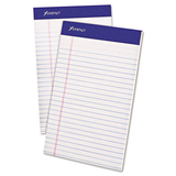 Ampad TOP20304 Perforated Writing Pads, Narrow Rule, 50 White 5 x 8 Sheets, Dozen