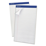 Ampad TOP20330 Perforated Writing Pad, 8 1/2 X 14, White, 50 Sheets, Dozen