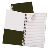 Ampad TOP20801 Gold Fibre Personal Notebook, College/medium, 5 X 7, Classic Green, 100 Sheets