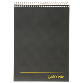 Ampad TOP20813 Gold Fibre Wirebound Project Notes Pad, Project-Management Format, Gray Cover, 70 White 8.5 x 11.75 Sheets