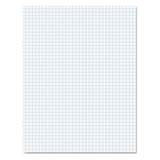 Ampad TOP22000 Quadrille Pads, 4 Squares/inch, 8 1/2 X 11, White, 50 Sheets