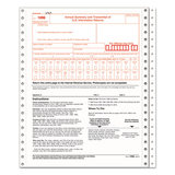 Tops TOP2202 1096 IRS Approved Tax Forms, 8 x 11, 2-Part Carbon, 10 Contin Forms
