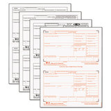 TOPS BUSINESS FORMS TOP22990 W-2 Tax Forms, 4-Part, 8 1/2 X 5 1/2, Inkjet/laser, 50 W-2s & 1 W-3