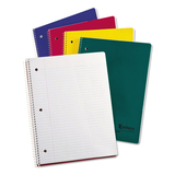 Oxford Earthwise TOP25206 Earthwise 100% Recycled Single Subject Notebooks, 8 1/2 X 11, White, 80 Sheets