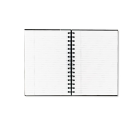 Tops TOP25330 Royale Wirebound Business Notebooks, 1-Subject, Medium/College Rule, Black/Gray Cover, (96) 8.25 x 5.88 Sheets