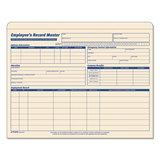 TOPS BUSINESS FORMS TOP3280 Employee Record Master File Jacket, 9 1/2 X 11 3/4, 10 Point Manila, 20/pack