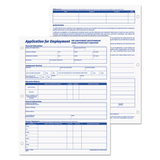 Tops TOP32851 Employee Application Form, 8 3/8 X 11, 50/pad, 2/pack