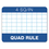 Tops TOP33041 Quadrille Pads, 4 Squares/inch, 8 1/2 X 11, White, 50 Sheets, Price/PD