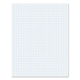 Tops TOP33041 Quadrille Pads, 4 Squares/inch, 8 1/2 X 11, White, 50 Sheets