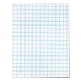 Tops TOP33051 Quadrille Pads, Quadrille Rule (5 sq/in), 50 White 8.5 x 11 Sheets