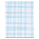 Tops TOP33061 Quadrille Pads, 6 Squares/inch, 8 1/2 X 11, White, 50 Sheets