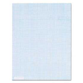 Tops TOP33081 Quadrille Pads, 8 Squares/inch, 8 1/2 X 11, White, 50 Sheets