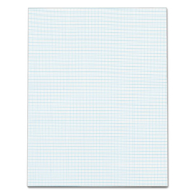 TOPS BUSINESS FORMS TOP33101 Quadrille Pads, 10 Squares/inch, 8 1/2 X 11, White, 50 Sheets