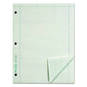 TOPS BUSINESS FORMS TOP35510 Engineering Computation Pad, Grid To Edge, 8 1/2 X 11, Green, 100 Sheets