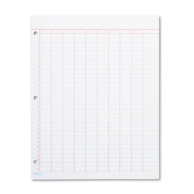 Tops TOP3619 Data Pad W/numbered Column Headings, 11" X 8 1/2", White, 50 Sheets