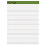 Ampad TOP40102 Earthwise Recycled Writing Pad, 8 1/2 X 11 3/4, White, 40 Sheets, 4/pack