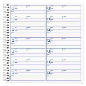TOPS BUSINESS FORMS TOP44165 Voice Mail Log Book, 8 1/2 X 8-1/4, 1,400-Message Book