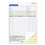 Tops TOP46140 Purchase Order Book, 12 Lines, Two-Part Carbonless, 5.56 x 8.44, 50 Forms Total