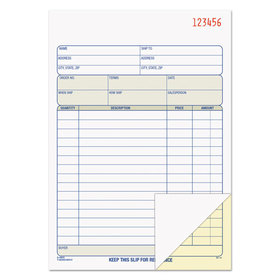 TOPS BUSINESS FORMS TOP46500 Sales Order Book, 5-9/16 X 7-15/16, Two-Part Carbonless, 50 Sets/book