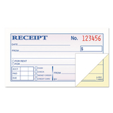 Tops TOP46820 Money and Rent Receipt Books, Two-Part Carbonless, 4.78 x 2.75, 50 Forms Total