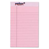 TOPS BUSINESS FORMS TOP63050 Prism Plus Colored Legal Pads, 5 X 8, Pink, 50 Sheets, Dozen