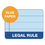 TOPS BUSINESS FORMS TOP63120 Prism Plus Colored Legal Pads, 8 1/2 X 11 3/4, Blue, 50 Sheets, Dozen, Price/PK