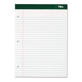 Tops TOP63379 Double Docket Ruled Pads with Extra Sturdy Back, Wide/Legal Rule, 100 White 8.5 x 11.75 Sheets