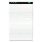 TOPS BUSINESS FORMS TOP63590 Docket Ruled Perforated Pads, 8 1/2 X 14, White, 50 Sheets, Dozen