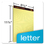 Tops TOP63950 Docket Ruled Perforated Pads, 8 1/2 X 11 3/4, Canary, 50 Sheets, Dozen, Price/PK