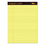 Tops TOP63950 Docket Ruled Perforated Pads, 8 1/2 X 11 3/4, Canary, 50 Sheets, Dozen, Price/PK