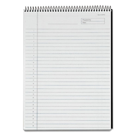 TOPS BUSINESS FORMS TOP63978 Docket Diamond Top-Wire Ruled Planning Pad, Wide/Legal Rule, Black Cover, 60 White 8.5 x 11.75 Sheets