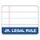 Tops TOP71500 "The Legal Pad" Plus Ruled Perforated Pads with 40 pt. Back, Narrow Rule, 50 White 5 x 8 Sheets, Dozen, Price/DZ