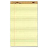 Tops TOP71572 The Legal Pad Ruled Perforated Pads, Legal/wide, 8 1/2 X 14, Canary, Dozen
