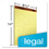 TOPS BUSINESS FORMS TOP7572 The Legal Pad Ruled Perf Pad, Legal/wide, 8 1/2 X 14, Canary, 50 Sheets, Dozen, Price/DZ