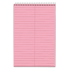TOPS BUSINESS FORMS TOP80254 Prism Steno Books, Gregg, 6 X 9, Pink, 80 Sheets, 4 Pads/pack