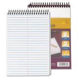 TOPS BUSINESS FORMS TOP99708 Docket Gold Spiral Steno Book, Gregg Rule, 6 X 9, White, 100 Sheets
