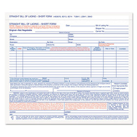 TOPS BUSINESS FORMS TOPL3841 Hazardous Material Short Form, 8 1/2 X 7, Three-Part Carbonless, 250 Forms