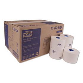 Tork TRK110292A Advanced High Capacity Bath Tissue, Septic Safe, 2-Ply, White, 1,000 Sheets/Roll, 36/Carton