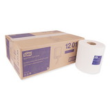 Tork 120133 Advanced Centerfeed Hand Towel, 1-Ply, 8.25 x 11.8, White, 1000/Roll, 6/Carton