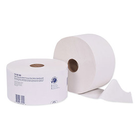 Tork TRK160090 Universal High Capacity Bath Tissue w/OptiCore, Septic Safe, 2-Ply, White, 2,000/Roll, 12/Carton