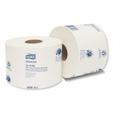 Tork 161990 Universal Bath Tissue Roll with OptiCore, Septic Safe, 2-Ply, White, 865 Sheets/Roll, 36/Carton