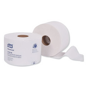 Tork TRK162090 Advanced Bath Tissue Roll with OptiCore, Septic Safe, 2-Ply, White, 865 Sheets/Roll, 36/Carton