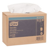 Tork 303362 Multipurpose Paper Wiper, 9.75 x 16.75, White, 125/Box, 8 Boxes/Carton