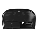 Tork 565528 High Capacity Bath Tissue Roll Dispenser for OptiCore, 16.62 x 5.25 x 9.93, Black