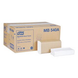Tork MB540A Universal Multifold Hand Towel, 9.13 x 9.5, White, 250/Pack, 16 Packs/Carton