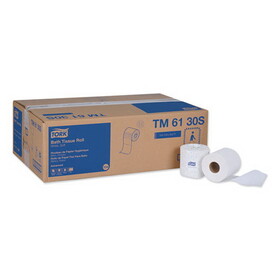 Tork TM6130S Advanced Bath Tissue, Septic Safe, 2-Ply, White, 500 Sheets/Roll, 48 Rolls/Carton