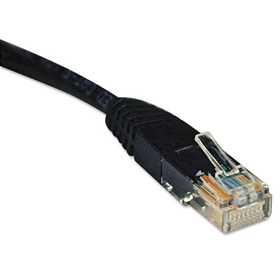 Tripp Lite TRPN002010BK CAT5e 350 MHz Molded Patch Cable, 10 ft, Black