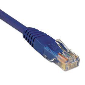 Tripp Lite TRPN002010BL CAT5e 350 MHz Molded Patch Cable, 10 ft, Blue