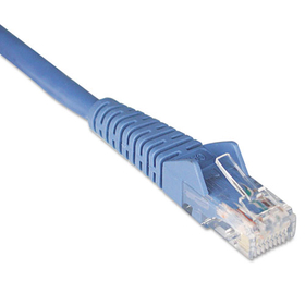 Tripp Lite TRPN201001BL CAT6 Gigabit Snagless Molded Patch Cable, 1 ft, Blue