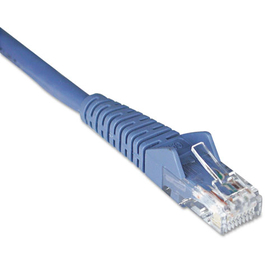 Tripp Lite TRPN201007BL CAT6 Gigabit Snagless Molded Patch Cable, 7 ft, Blue